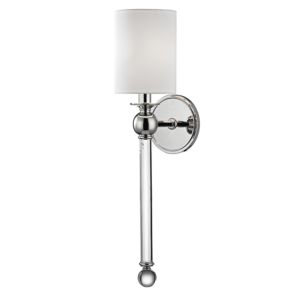 Hudson Valley Gordon 22 Inch Wall Sconce in Polished Nickel