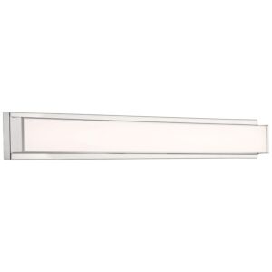 Citi II 1-Light LED Bathroom Vanity Light in Brushed Steel