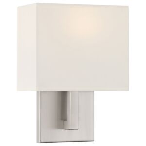 Mid Town 1-Light LED Wall Sconce in Brushed Steel