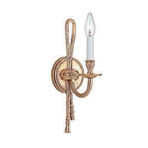 Crystorama Cast Brass 14 Inch Wall Sconce in Olde Brass