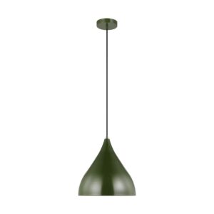 Oden 1-Light LED Pendant in Olive