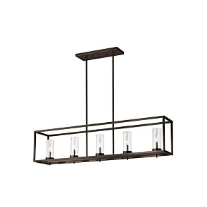 Sea Gull Zire 5 Light Kitchen Island Light in Brushed Oil Rubbed Bronze