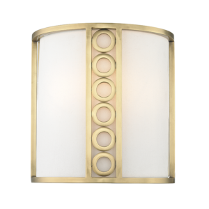  Infinity Wall Sconce in Aged Brass