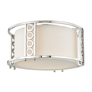 Hudson Valley Infinity 3 Light Ceiling Light in Polished Nickel