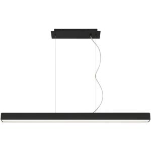 Visual Comfort Modern Knox 3000K LED 45" Pendant Light in Black