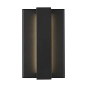 Windfall 1-Light 8.20"H LED Outdoor Wall Mount in Black