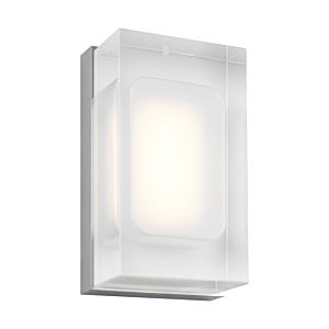 Visual Comfort Modern Milley 3000K LED 7" Wall Sconce in Chrome