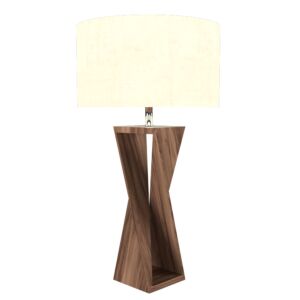 Spin 1-Light Table Lamp in American Walnut