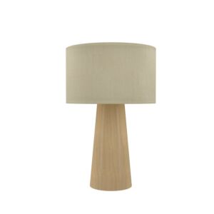 Conical 1-Light Table Lamp in Maple