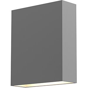 Sonneman Flat Box™ 7 Inch Wall Sconce in Textured Gray