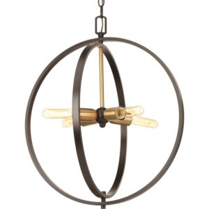 Swing 4-Light Pendant in Antique Bronze