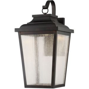 The Great Outdoors Irvington Manor 24 Inch Outdoor Wall Light in Chelesa Bronze