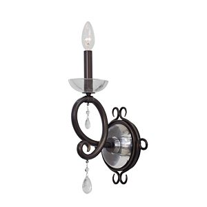 Kalco Winona 1 Light Wall Sconce in Tarnished Brass