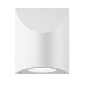 Sonneman Shear 6.25 Inch Wall Sconce in Textured White