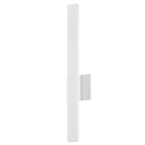 Sonneman Sword 24.25 Inch LED Wall Sconce in Textured White