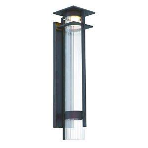 The Great Outdoors Kittner 26 Inch Outdoor Wall Light in Oil Rubbed Bronze with Gold Highlight