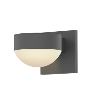 Sonneman REALS 3.25 Inch LED Wall Sconce in Textured Gray