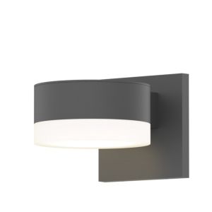 Sonneman REALS 2.5 Inch LED Wall Sconce in Textured Gray