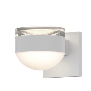 Sonneman REALS 4 Inch 2 Light LED Wall Sconce in Textured White