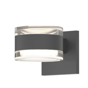 REALS 2-Light Clear Acrylic LED Wall Sconce