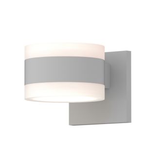 Sonneman REALS 3.25 Inch 2 Light LED Frosted White Wall Sconce in White