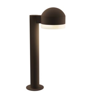 Sonneman REALS 17.75 Inch Frosted White LED Bollard in Textured Bronze