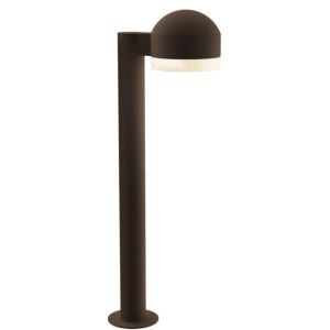 Sonneman REALS 23.75 Inch Frosted White LED Bollard in Textured Bronze