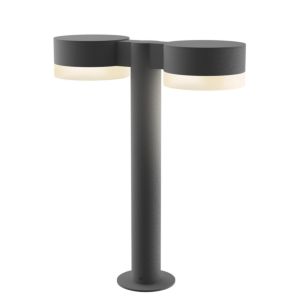 REALS 2-Light Frosted White LED Bollard
