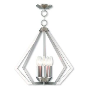 Prism 5-Light Chandelier in Brushed Nickel