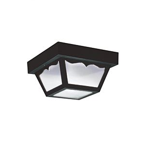Generation Lighting Ceiling 2-Light 10 Outdoor Ceiling Light in Clear
