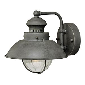 Harwich 1-Light Outdoor Wall Mount in Textured Gray