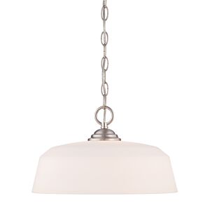 Darcy 1-Light Pendant in Brushed Nickel