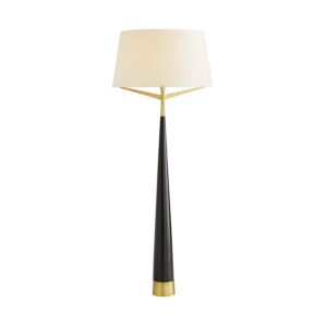 Elden 1-Light Floor Lamp in Black