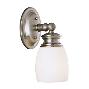 Savoy House Elise 1 Light Wall Sconce in Satin Nickel