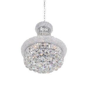 CWI Lighting Empire 6 Light Chandelier with Chrome finish