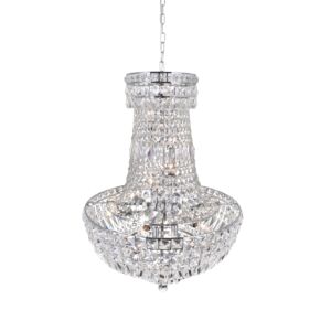 CWI Stefania 13 Light Down Chandelier With Chrome Finish