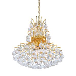 CWI Lighting Princess 8 Light Down Chandelier with Gold finish