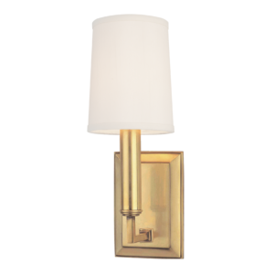  Clinton Wall Sconce in Aged Brass