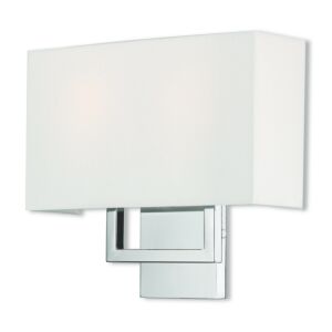 Pierson 2-Light Wall Sconce in Polished Chrome