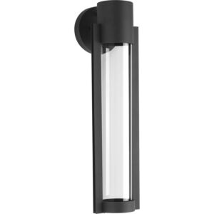 Z-1030 LED 1-Light LED Wall Lantern in Black