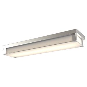 DVI Helios Ac LED 1-Light LED Bathroom Vanity Light in Buffed Nickel