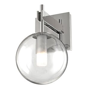 Courcelette 1-Light Wall Sconce in Chrome