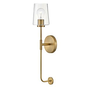 Lark Kline Wall Sconce in Lacquered Brass