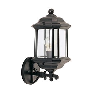 Sea Gull Kent 15 Inch Outdoor Wall Light in Black
