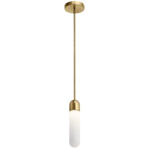 Sorno 1-Light LED Mini Pendant in Champagne Gold