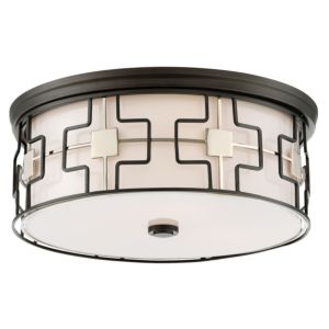 Minka Lavery Midcentury LED Ceiling Light in Dark Gray