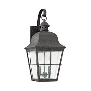 Chatham 2-Light Outdoor Wall Lantern in Oxidized Bronze