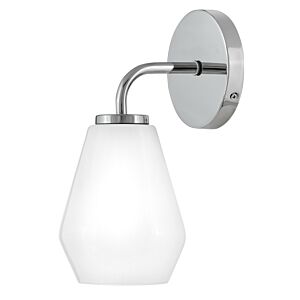 Gio 1-Light LED Bathroom Vanity Light in Chrome
