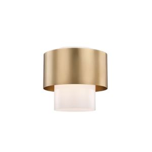  Corinth Ceiling Light in Aged Brass