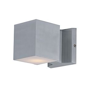 Maxim Lightray 4 Inch 2 Light LED Outdoor Wall Mount in Brushed Aluminum